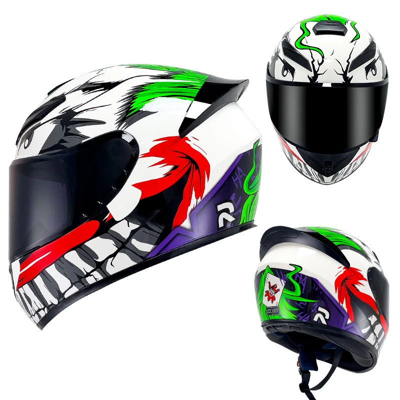 "TechEdge RacingX Full-Face Motocross Helmet" (Please Refer To Size Guide)